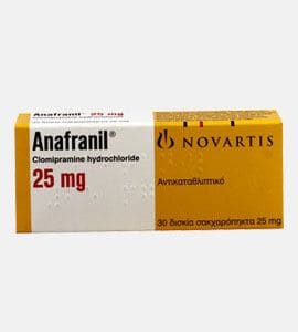 Anafranil (Clomipramine) 25mg