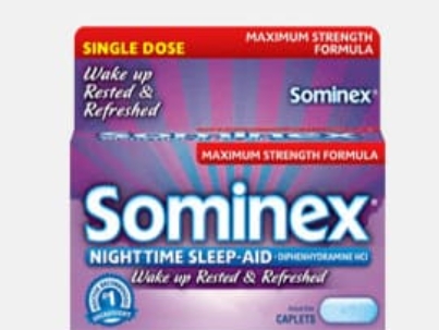 Sominex (Diphenhydramine) 25mg